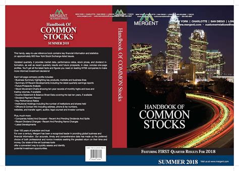 Mergents Handbook of Common Stocks Summer 2006: Featuring First-Quarter Results for 2006 Ebook Doc